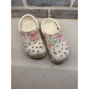 Crocs Pink Tye Dye Men's 4 Women's 6 Clogs